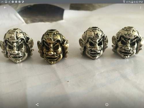 Beads De Demonio Japones, Para Navaja, Edc, Pulcera