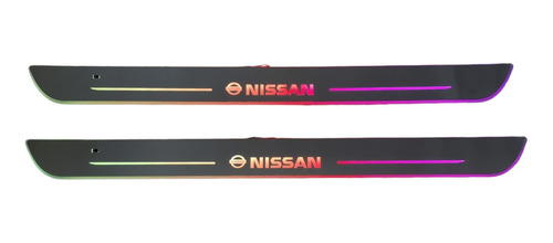 Moldura Iluminada Para Estribo Nissan Universal Multicolores