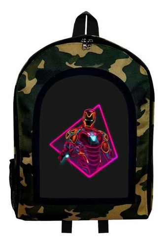 Mochila Camuflada Iron Man Modelo 59