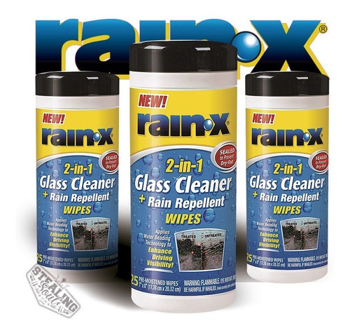 Rain X | Glass Cleaner | Paño / Toalla Limpia Vidrios | 25un