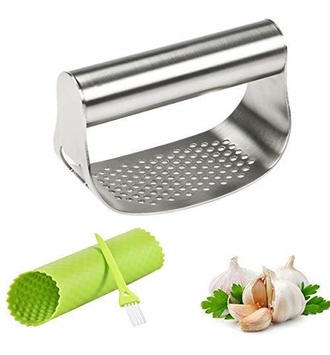 Favia Garlic Press Rocker Trituradora Trituradora De Acero I