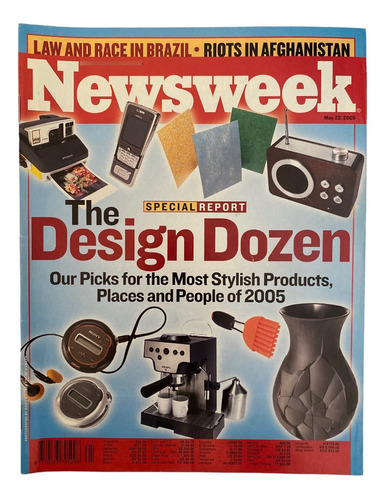 Revista Newsweek Magazine Usa Mayo 2005 The Design Dozen