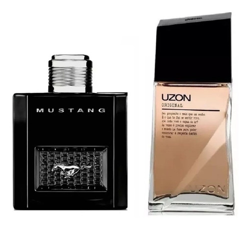 Combo Perfumes Masculinos Jequiti Mustang + Uzon Original