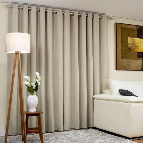 Cortina Gaze De Linho Com Blackout 6,00 X 2,20 Metros Tecido