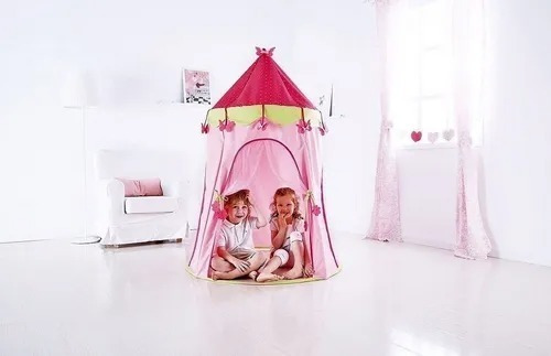 Imagen 6 de 9 de Casita Infantil Tienda Casa Campaña Para Niñas Rosa J'adore