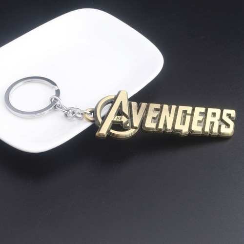 Avengers Marvel Dije Llavero Importado Dorado Ironman Thor