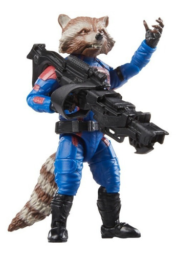 Figura De Acción Marvel Guardians Of The Galaxy Rocket 15 Cm