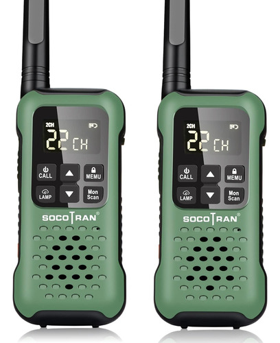 Walkie Talkies Recargables Radio De Dos Vías Ip67 A Prueba D