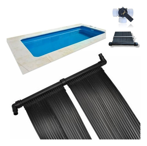 Colector Solar Calefaccion Piscina Pileta Kit Hasta 8000 L