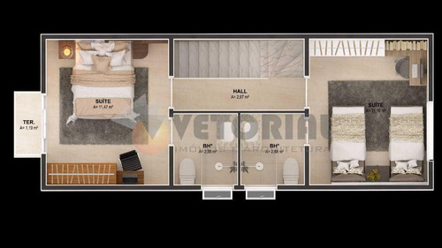 Imagem 12 de 17 de Sobrado Com 2 Dormitórios À Venda, 72 M² Por R$ 680.000,00 - Santiago - São Sebastião/sp - So0289