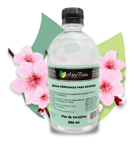 Perfume Para Tecidos E Roupas Flor De Cerejeira 500ml