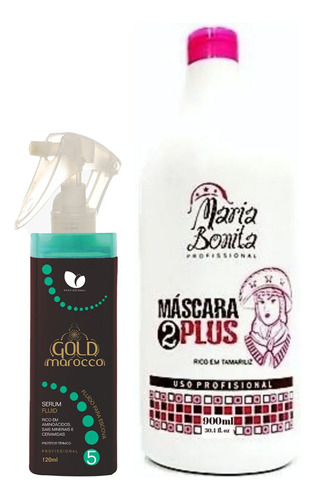 Kit Progressiva Selagem Maria Bonita Cabelos Sem Frizz