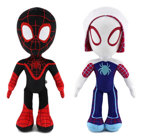 2 Piezas Peluches Infantiles Marvel Spider-man 32 Cm