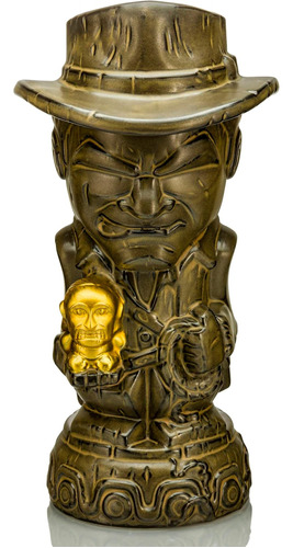 Geeki Tikis Indiana Jones Con El Ídolo Dorado De La Fertilid