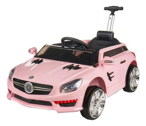 Auto Infantil A Bateria Speed 6v Rosa Mercedes Benz 