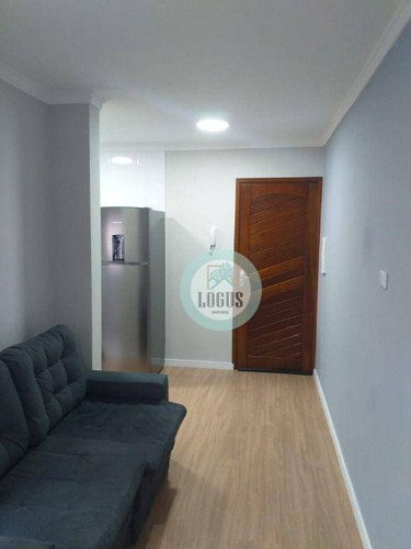 Imagem 13 de 30 de Apartamento Com 50m² Composto De 2 Dormitórios Sendo 1 Suíte E Um Dos Com Sacada, À Venda Por R$ 265.000,00 - Utinga, Santo André/sp - Ap2025