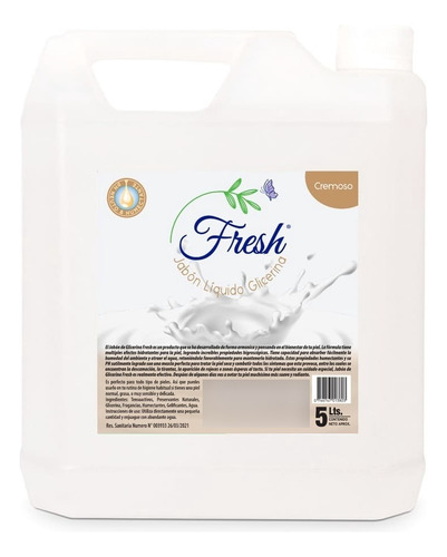 Jabón Liquido 5 Litros Cremoso