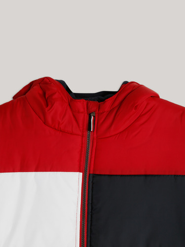 Tommy Pieced Puffer Rojo Tommy Hilfiger