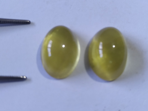 Berilo Natural Extra Em Oval Com 13,5 Ct. Amarelo