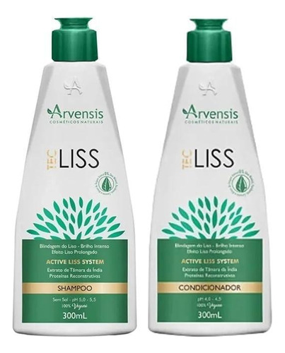 Kit Arvensis Cosméticos Naturais Tec Liss (02 Produtos)