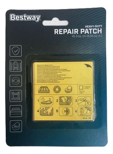 10 Parches Reparación Inflables Alberca Colchón Best Way