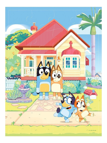 Rompecabezas Bluey Bolsa Foil 24 Piezas Novelty