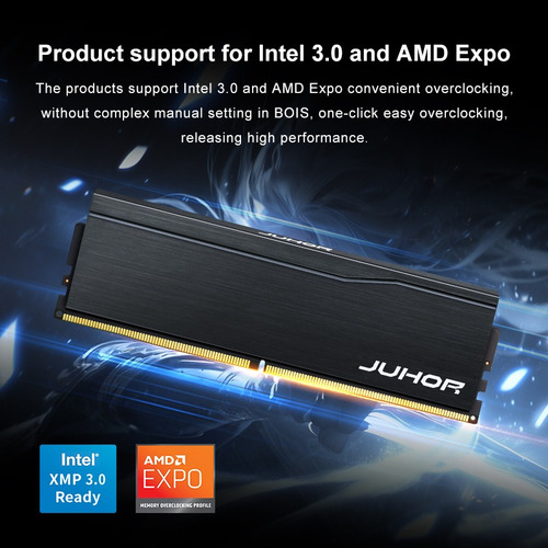 Memoria Ram Ddr5 6000 Mhz 32 Gb (2 X 16 Gb) Juhor Xmp3.0 Cl4