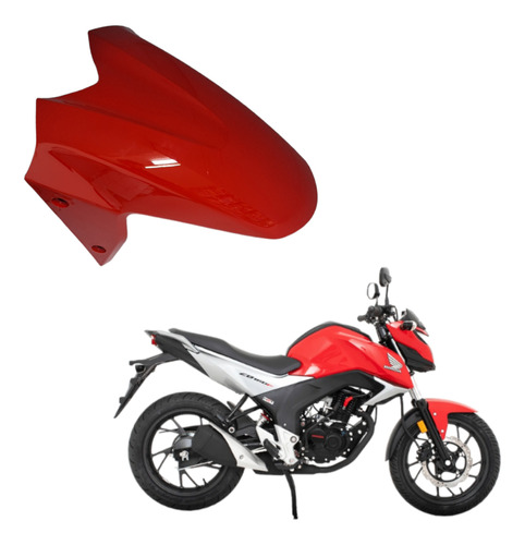 Guardabarro Delantero Cb160f Cb 160 F Rojo 