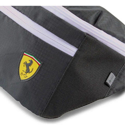 Riñonera Puma Ferrari Reforzada Calidad Premium Color Negro Diseño De La Tela Lisa