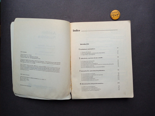 Libro Análisis Numérico (Usado)