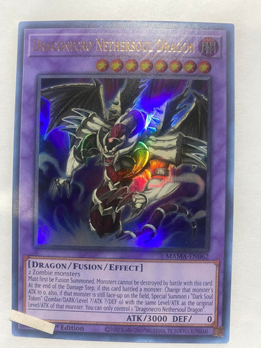 Dragonecro Nethersoul Dragon Ultra Yugioh