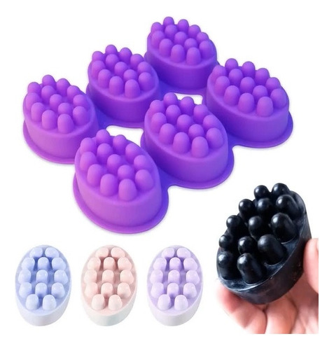 Molde De Silicon Para Jabon 6 Cavidades