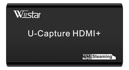 Capturadora De Video 1080p Hdmi A Usb Wiistar | 60fps 5 En 1