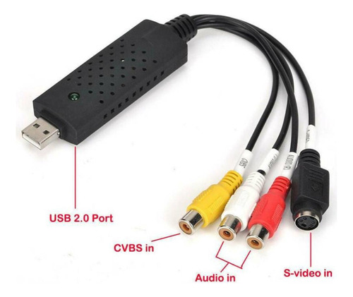 Usb 2.0 Vhs A Dvd Tarjeta De Captura De Video Convertidor De