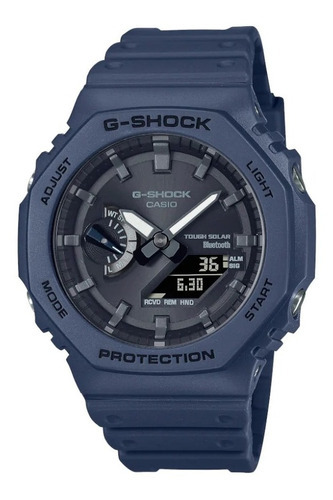 Reloj Casio G-shock Ga-b2100-2adr Hombre Color De La Correa Azul Color Del Bisel Azul Color Del Fondo Negro