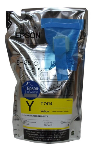 Tinta Epson Ultrachrome Ds Amarillo T7414