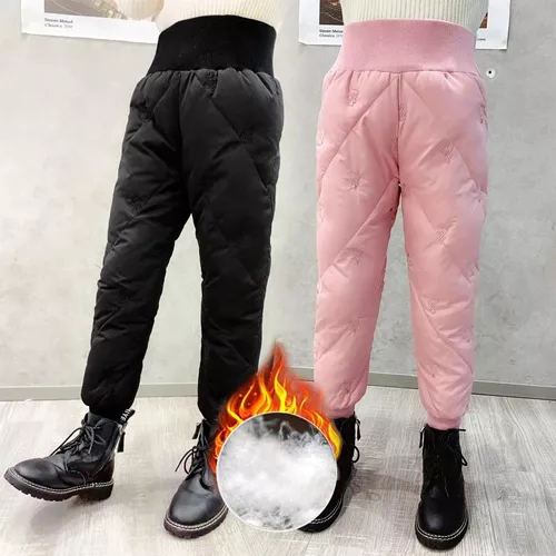 Pantalones Acolchados De Algodón Para Niños De Invierno Para