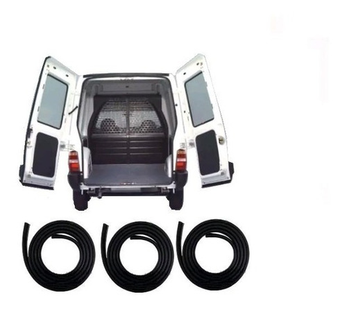 Imagen 1 de 2 de Kit Burlete De Puertas Y Porton Fiat Fiorino 1997 / 2014