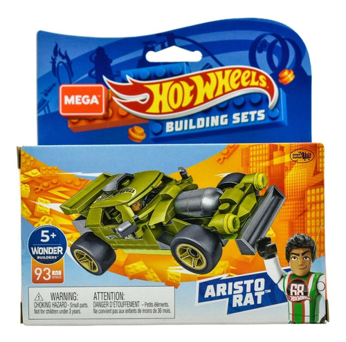 Hot Wheels Aristo Rat Building Sets 93 Pz Mega