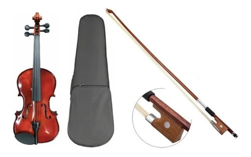 Viola 14 PuLG Amadeus Cellini Estuche Arco Brea Am02014 Full