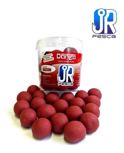 Isca Para Pesca Dango 120g Sabores Jr Pesca - Pacu Tambaqui Cor Bacon