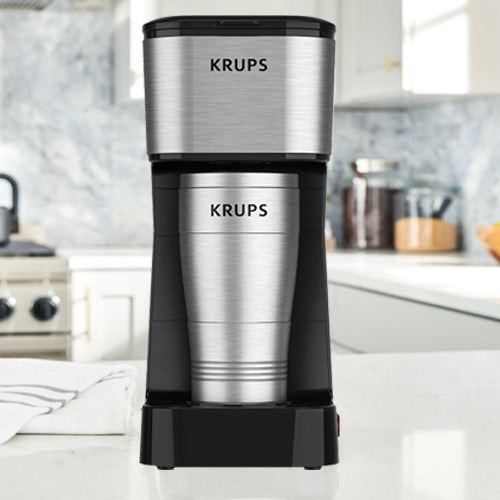 Krups Simply Brew To Go - Cafetera Con Vaso De Viaje De Ace