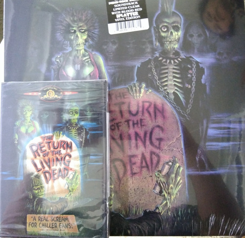 The Return Of The Living Dead. Soundtrack Lp. Y Dvd Original