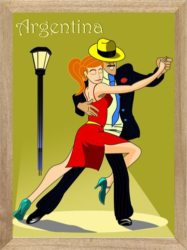  Tango Pareja , Cuadro, Poster, Afiche          L795