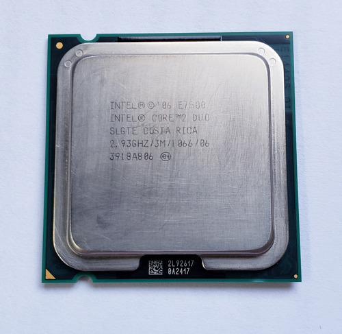 Processador Intel Core 2 Duo E7500/ 2.93ghz/ 3m/ 1066