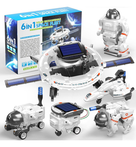 Juego Educativo  Kit De Robot Solar 6 En 1 Para Niño Fr80jc
