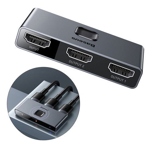 Imagem 3 de 11 de 4k @ 30hz Hdmi Cable Switcher Bidirecional Hdmi Switcher 2
