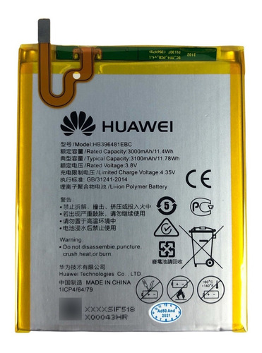 Batería Huawei Honor 5x Hb396481ebc (3.8v-3000mah) 11.4w