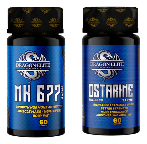 Mk677 + Ostarine Dragon Elite | Magro | Rendimiento Sin Sabor
