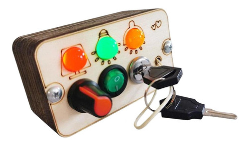 Montessori Tablero Ocupado / Juguetes Con Interruptor De